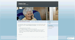 Desktop Screenshot of grannycure.wordpress.com