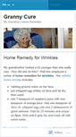 Mobile Screenshot of grannycure.wordpress.com