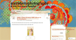 Desktop Screenshot of amyadamsphotography.wordpress.com