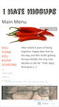Mobile Screenshot of ihatehiccups.wordpress.com