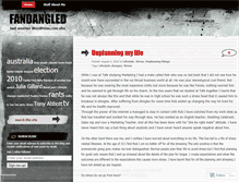 Tablet Screenshot of fandangled.wordpress.com