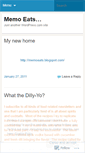 Mobile Screenshot of memoeats.wordpress.com