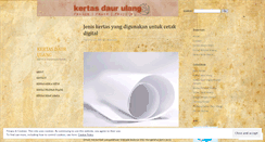 Desktop Screenshot of kertasdaurulang.wordpress.com