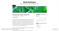 Desktop Screenshot of menitikehidupan.wordpress.com