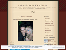 Tablet Screenshot of erdmaennchen.wordpress.com