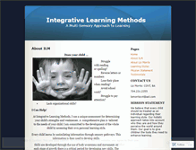 Tablet Screenshot of integrativelearning.wordpress.com