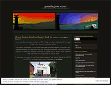 Tablet Screenshot of guerrillagriots.wordpress.com