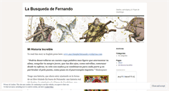 Desktop Screenshot of labusquedadefernando.wordpress.com