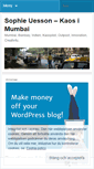 Mobile Screenshot of kaospilotsophie.wordpress.com