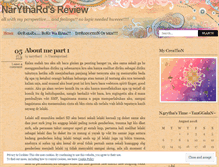 Tablet Screenshot of narythard.wordpress.com