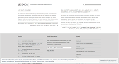 Desktop Screenshot of legendista.wordpress.com
