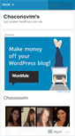 Mobile Screenshot of choconovim.wordpress.com
