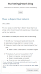 Mobile Screenshot of marketingatwork.wordpress.com