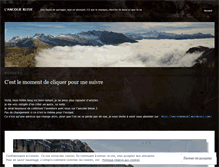 Tablet Screenshot of lancoliebleue.wordpress.com