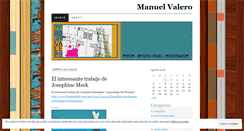 Desktop Screenshot of manuelvalero.wordpress.com
