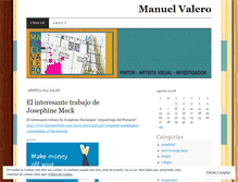 Tablet Screenshot of manuelvalero.wordpress.com