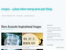 Tablet Screenshot of murrayjames.wordpress.com
