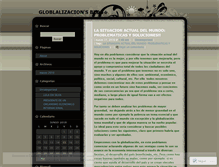 Tablet Screenshot of globlalisacion.wordpress.com