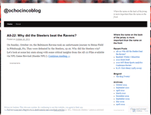 Tablet Screenshot of ochocinco.wordpress.com