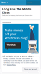 Mobile Screenshot of longlivethemiddleclass.wordpress.com
