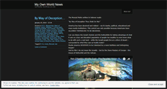 Desktop Screenshot of myownworldnews.wordpress.com