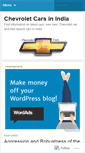 Mobile Screenshot of chevroletcars.wordpress.com