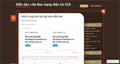 Desktop Screenshot of baomangk28.wordpress.com