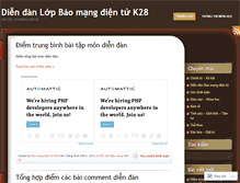 Tablet Screenshot of baomangk28.wordpress.com