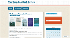 Desktop Screenshot of canadianbookreview.wordpress.com