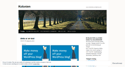Desktop Screenshot of kolonien.wordpress.com