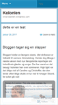 Mobile Screenshot of kolonien.wordpress.com