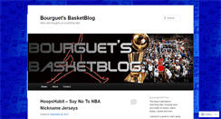 Desktop Screenshot of bourguetbasketblog.wordpress.com