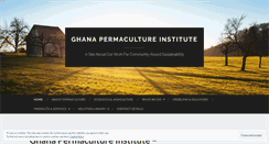 Desktop Screenshot of permacultureghana.wordpress.com