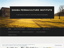 Tablet Screenshot of permacultureghana.wordpress.com