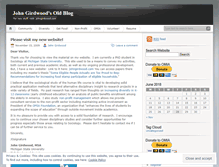 Tablet Screenshot of johngirdwood.wordpress.com