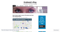 Desktop Screenshot of grubbeats.wordpress.com
