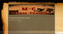 Desktop Screenshot of mchorsetraining.wordpress.com