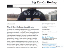 Tablet Screenshot of bigkevonhockey.wordpress.com