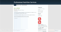 Desktop Screenshot of professionalnutritionservices.wordpress.com