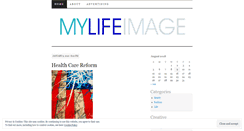 Desktop Screenshot of mylifeimage.wordpress.com