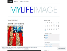 Tablet Screenshot of mylifeimage.wordpress.com