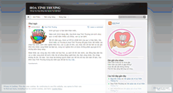 Desktop Screenshot of hoatinhthuong.wordpress.com