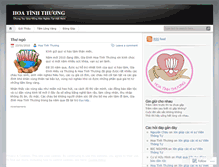 Tablet Screenshot of hoatinhthuong.wordpress.com