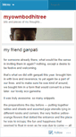 Mobile Screenshot of myownbodhitree.wordpress.com