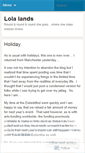 Mobile Screenshot of lolaland.wordpress.com