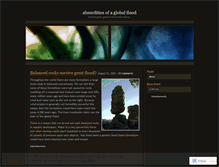 Tablet Screenshot of globalflood.wordpress.com