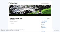 Desktop Screenshot of getpublishednow.wordpress.com