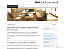 Tablet Screenshot of mobilabucuresti.wordpress.com