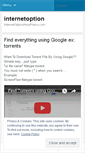 Mobile Screenshot of internetoption.wordpress.com