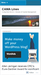 Mobile Screenshot of camalines.wordpress.com